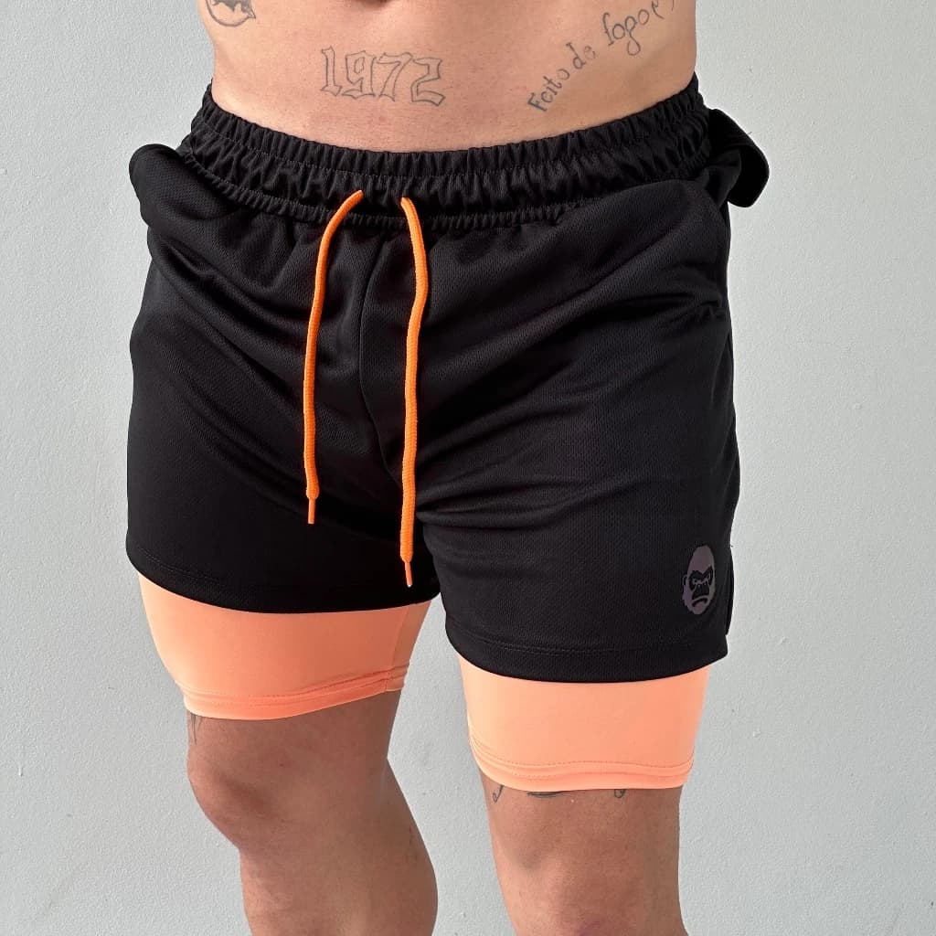 Bermuda Academia 2 em 1 Color Kong Masculina