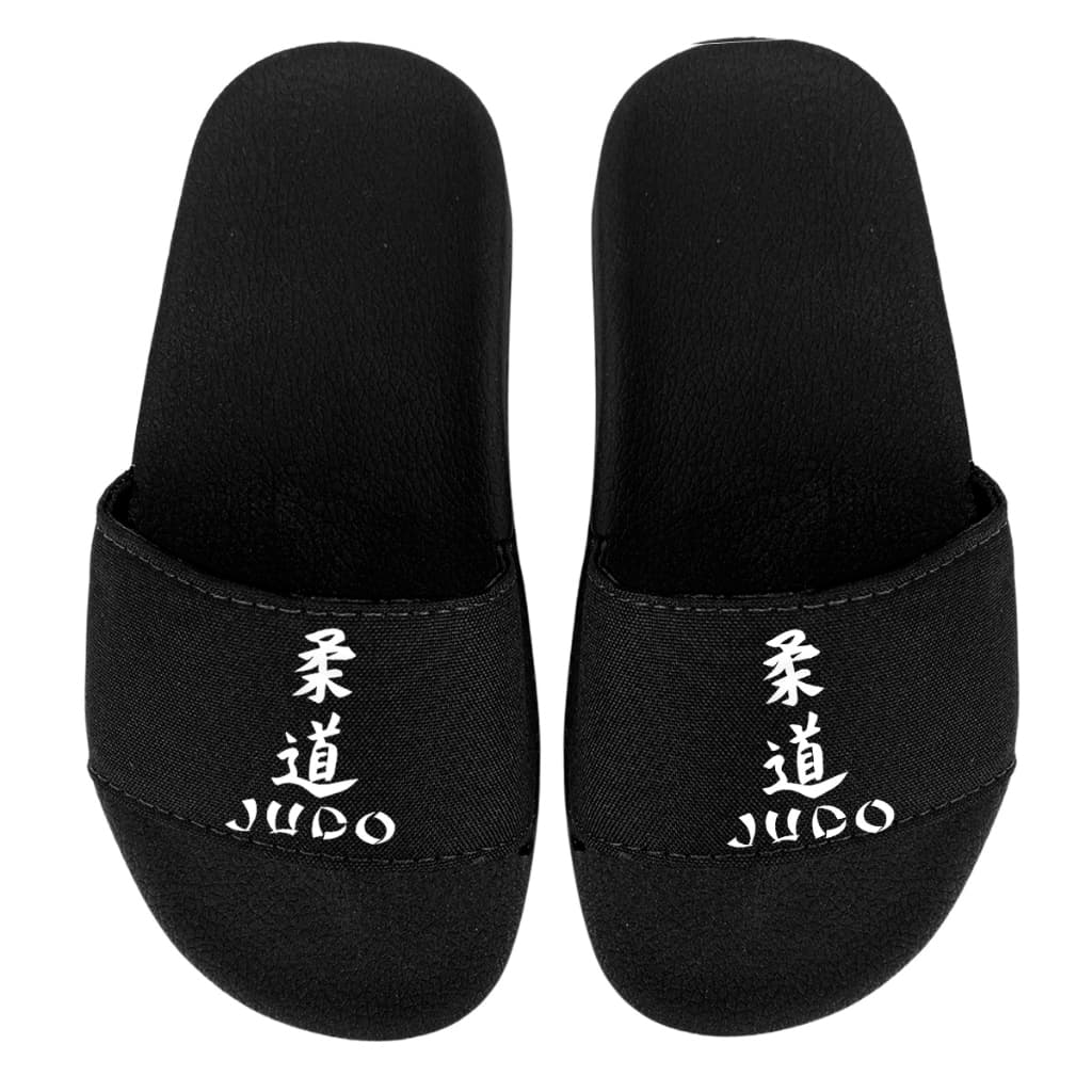 Chinelo Slide Infantil Criança e Adulto Confortável Personalizado Estampado Judo Luta