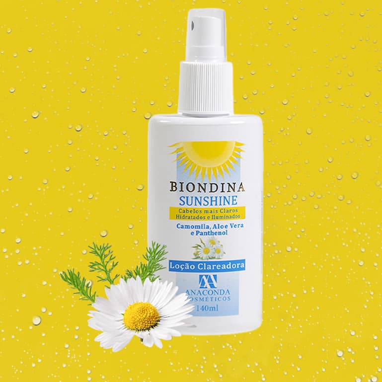 Biondina Clareador Reflexos Naturais Loção Clareadora 140ml Anaconda