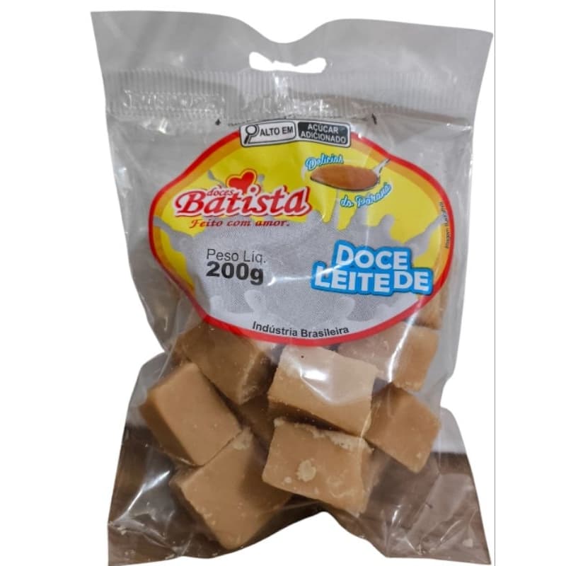 Doce de leite Batista pacote de 200 gr