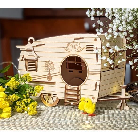 Casinha para hamster ou Roedores (modelo 02)