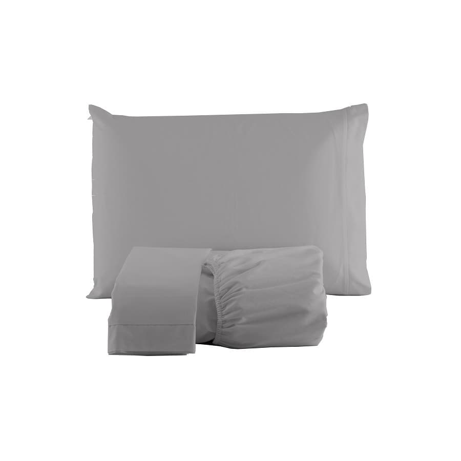 Jogo de Cama Solteiro 2 Peças – Algodão 400 Fios com Elástico
