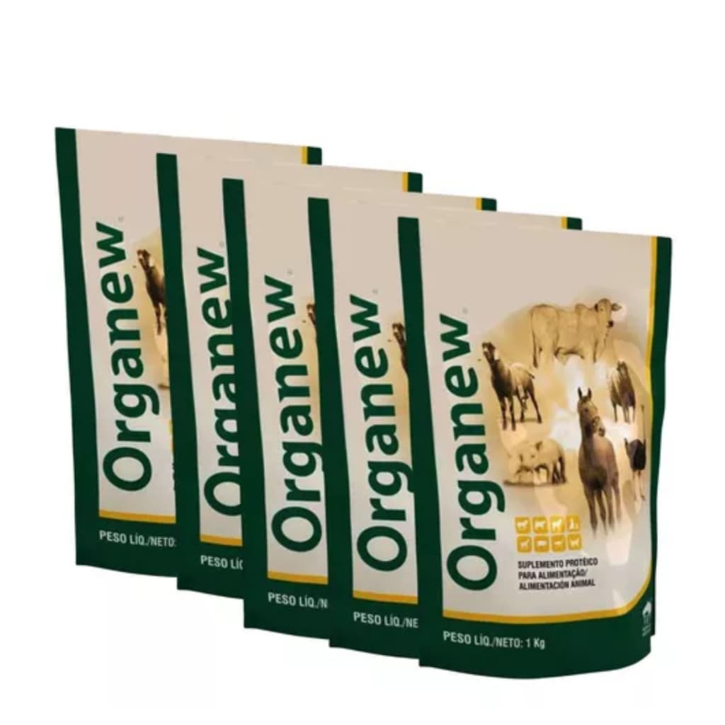 Organew 1Kg Suplemento Probiótico + Prebiótico - Vetnil - 5 Unidades
