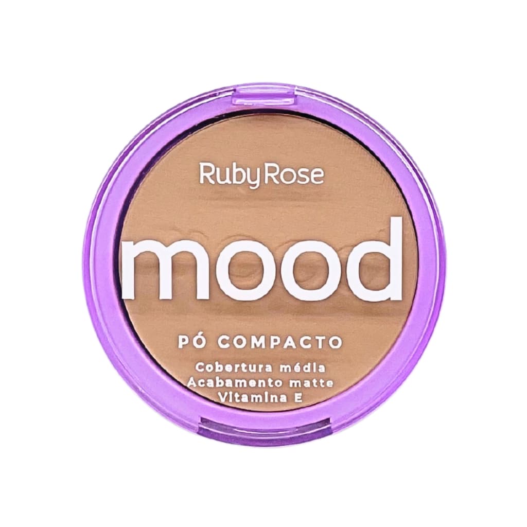 Pó Compacto Acabamento Matte Mood - Ruby Rose