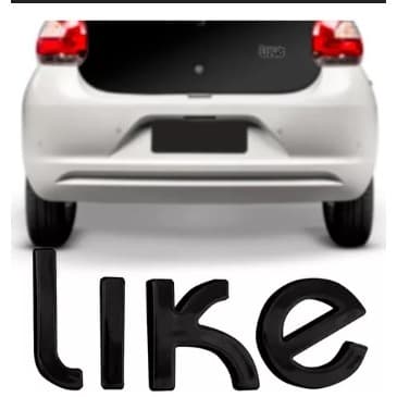 EMBLEMA - LIKE (2016/...) BLACK PIANO FIAT