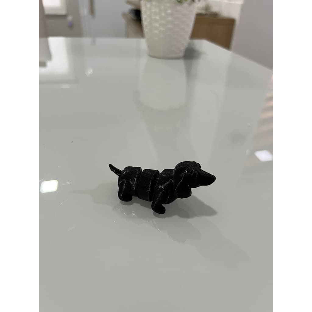 Cachorro Salsicha Articulado decoração para casa e escritório.