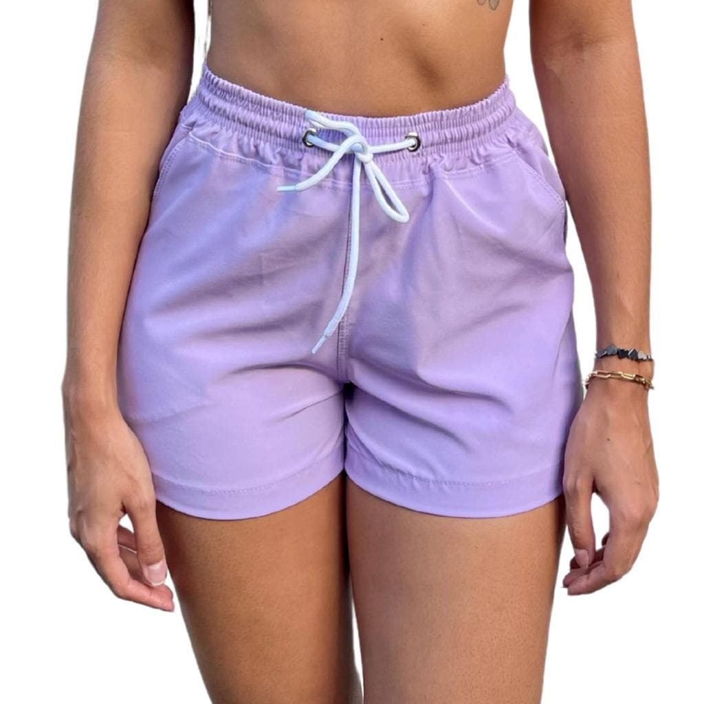 Shortinho tactel elastano Feminino , leve e soltinho , shortinho para academia , saída de praia , preto, neon, moda verã