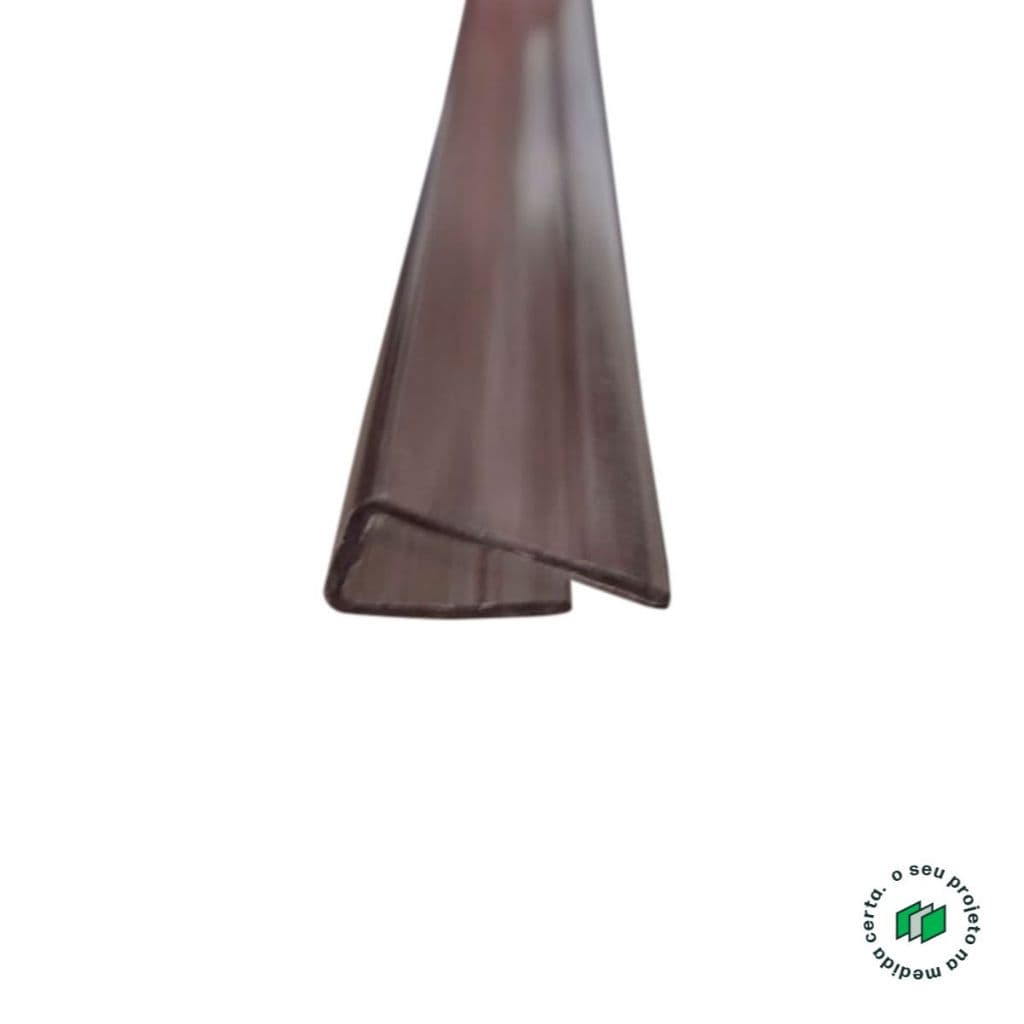 Perfil U Bronze Para Policarbonato Alveolar 4mm 6mm 6 Metros