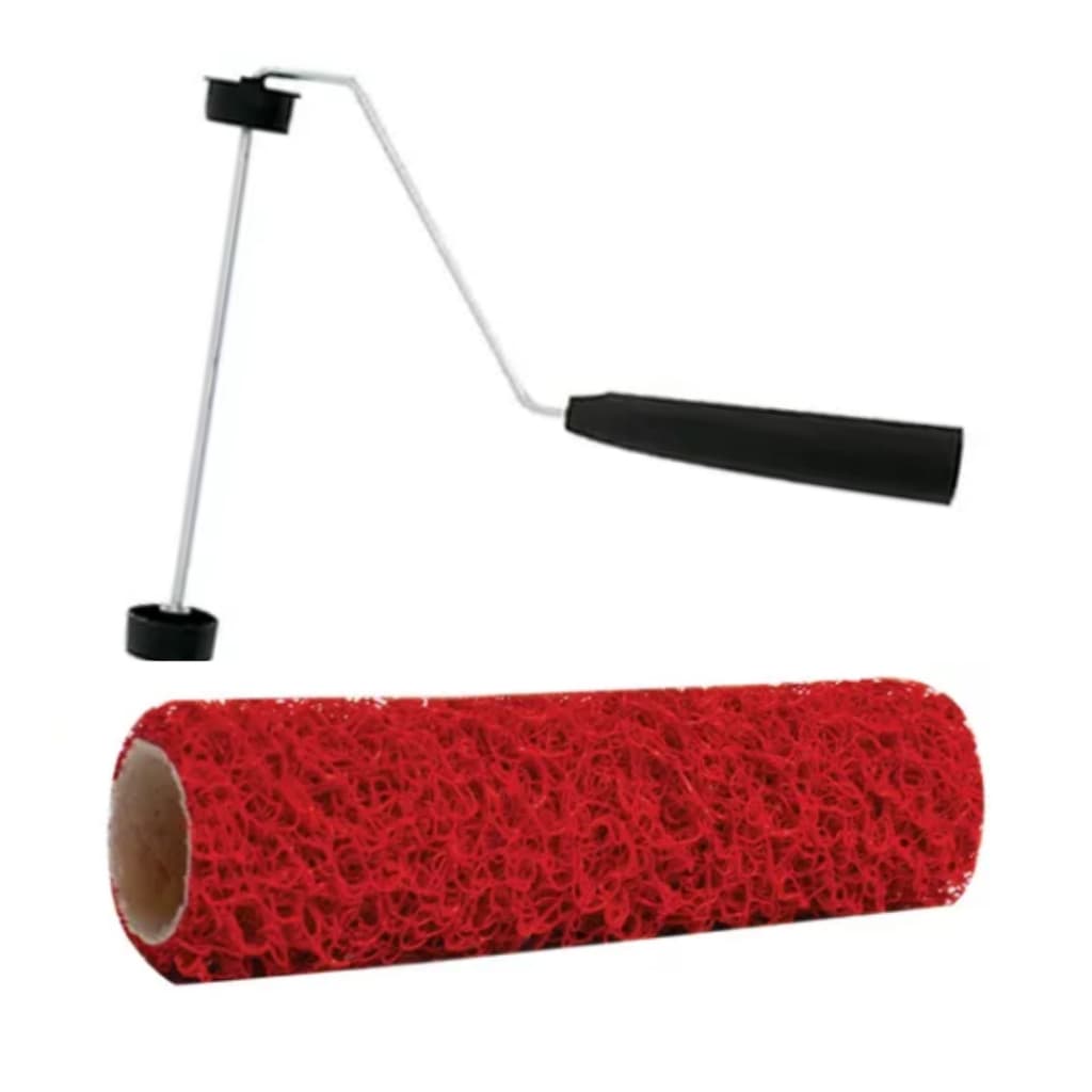 ROLO DE TEXTURA CABELO DE ANJO 23CM COM SUPORTE / CABO SEM GAIOLA COMPEL