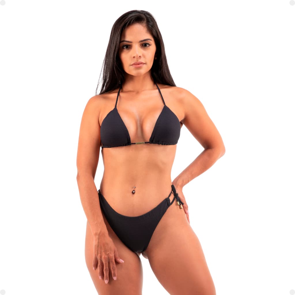 Biquini Moda Verão Conjunto Bojo Cortininha e Asa Delta