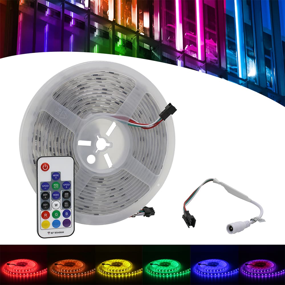 Fita Led Digital Ip67 RGB 5 Metros 2811 Endereçável 300Leds