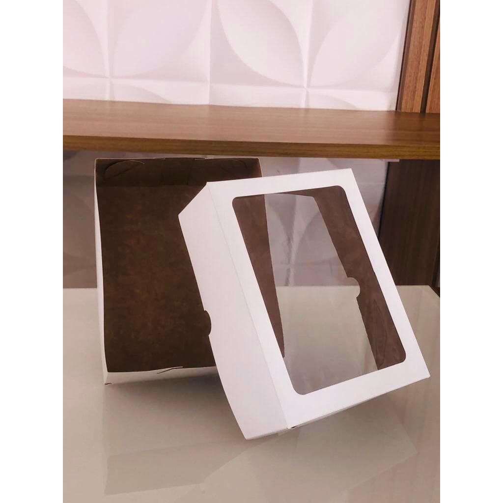 Caixa Visor - Várias Cores - 19x15x6 (cm) - 10/20/30/40/50 Unidadess