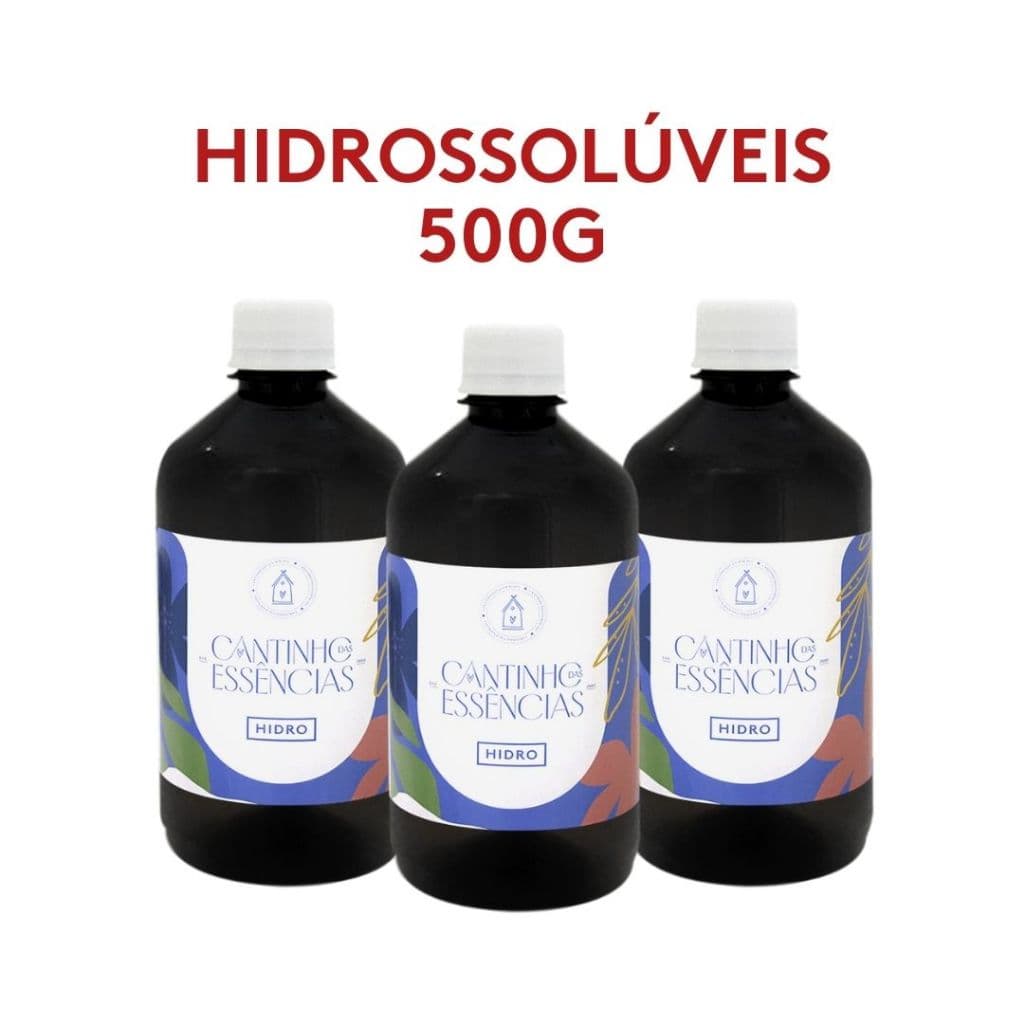 Essência Hidrossolúvel 500g à Base de Água. Para Home Spray, Aromatizador elétrico, Umidificador de Ambientes...