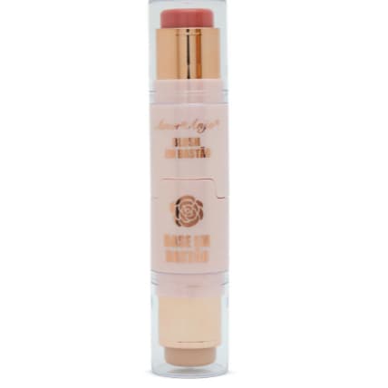 Blush e Base em Bastão Cor 01 a 04 - Amor e Anjo 4,8g cosmetico