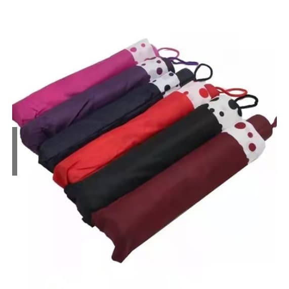 HKX Sombrinhas de Varias cores - Guarda Chuva Bolinha - Cores Variadas ml-1048