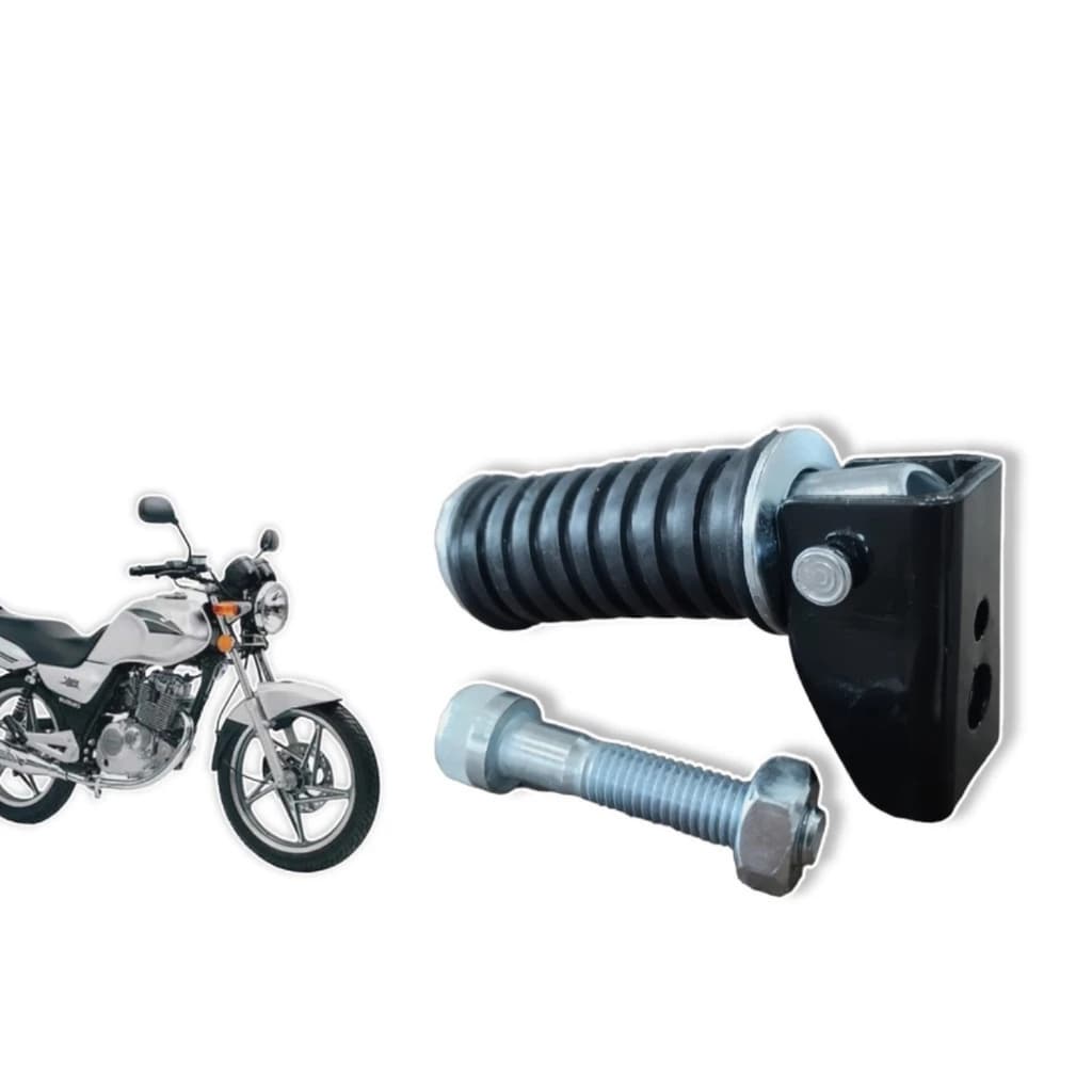 Pedaleira Traseira Completa Com Suporte Moto Suzuki Yes 125