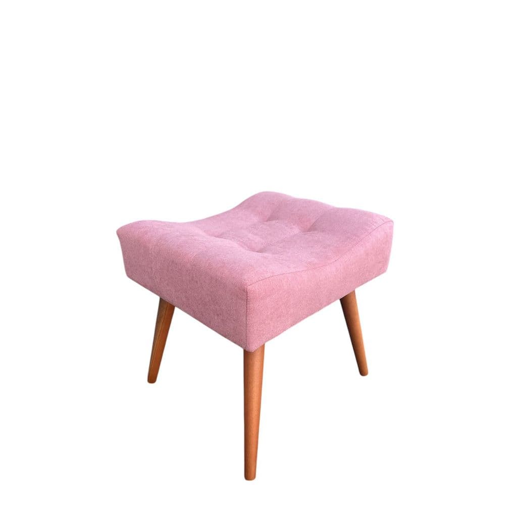 BIG ESTOFADOS - Puff Retangular Decorativo - 4 pés Palitos - Sala - Quarto - Decoração - Recepção