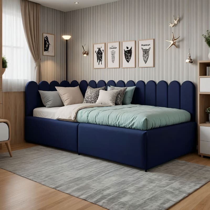 Kit 10  Cabeceira Nuvem Modular Estofada Grande 60x20 cm Cama Solteiro Casal Queen King