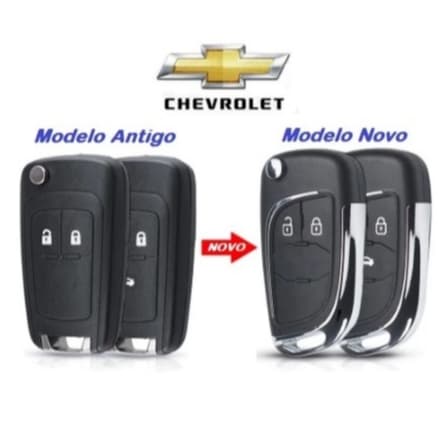 Chave Canivete Onix Cruze Cobalt S10 Spin Sonic Prisma Tracker Chevrolet GM