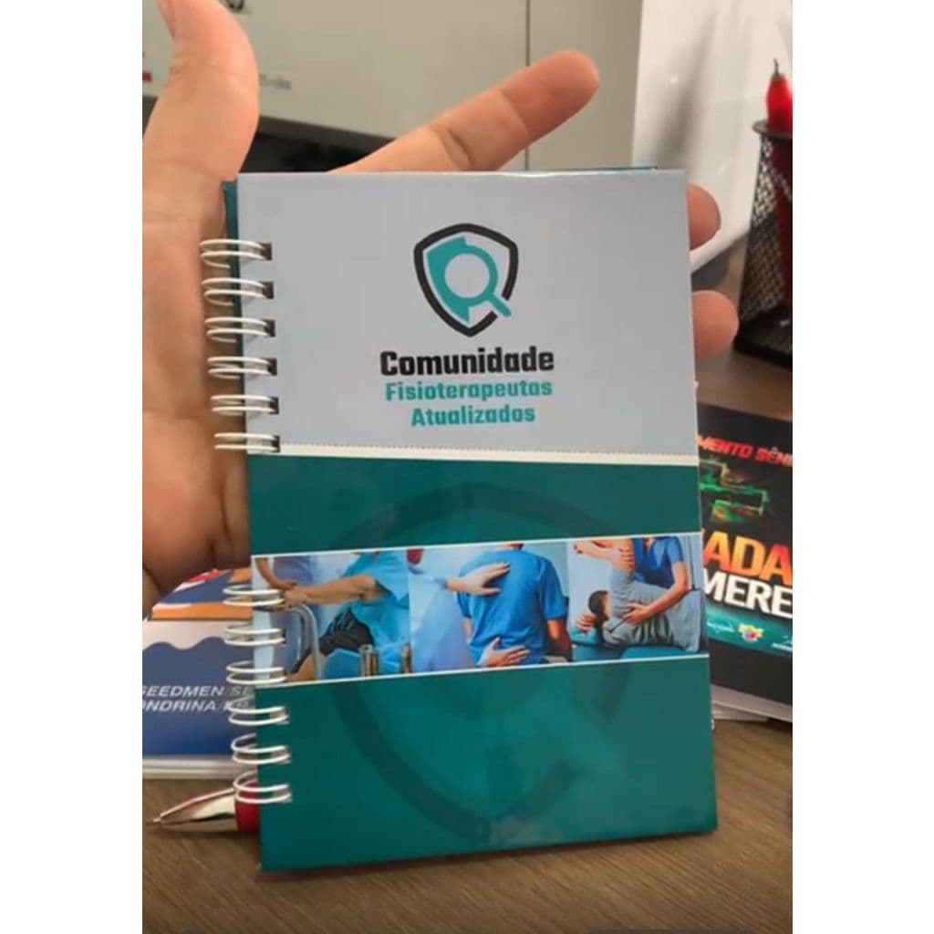 50  kits mini agendinhas CAPA DURA Personalizadas  + canetas Personalizadas