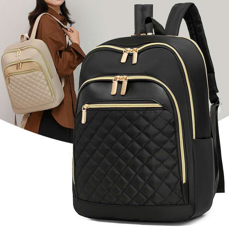 Bolsa mochila feminina da moda de Poliéster impermeável