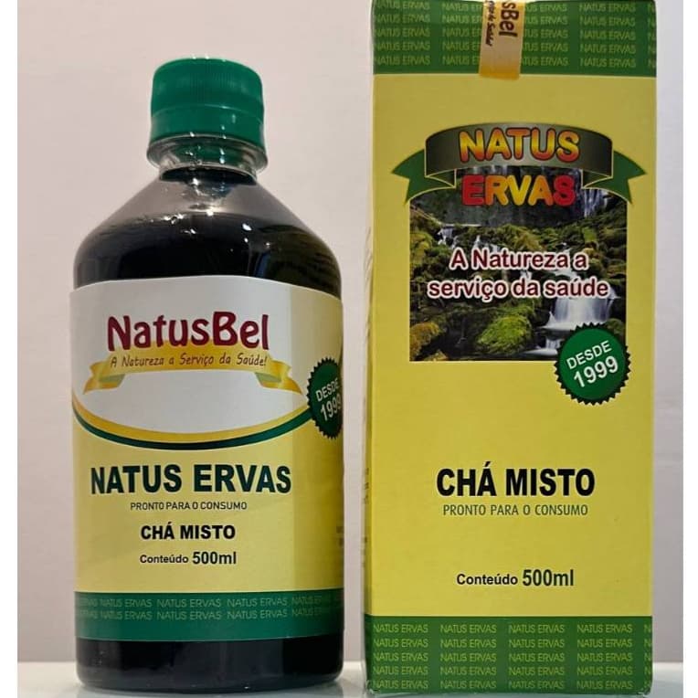 Chá Misto Natusbel 500ml - Natural e Refrescante