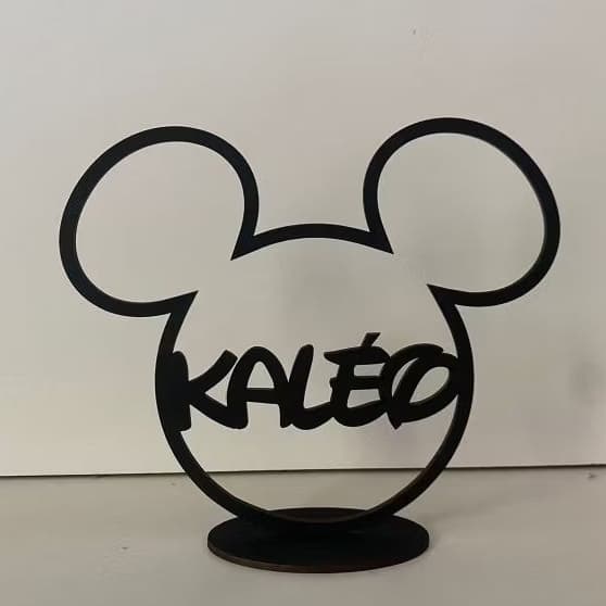 Centros de Mesa Personalizado Mickey Aniversário