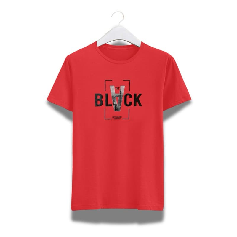Camiseta Masculina Estampada The Black 100% Algodão Veste do P ao GG