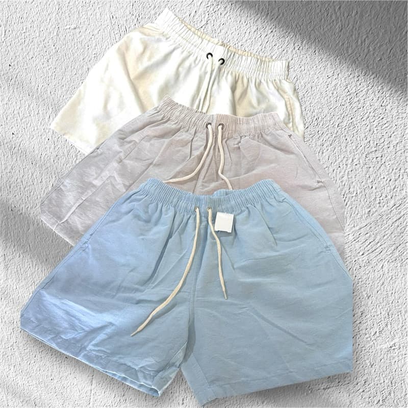 Short Linho Lavado Masculino Moda Verão Praia Mauricinho Varias Cores Curto Casual Esporte Fino Bermuda Premium