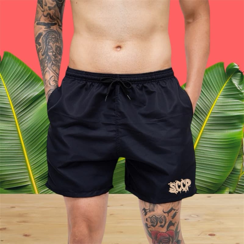 Short Tectel Masculino Estampado Moda Ver茫o Praia Esporte Blessed Jesus Memphis Futebol Curto Tecido Leve Bermuda