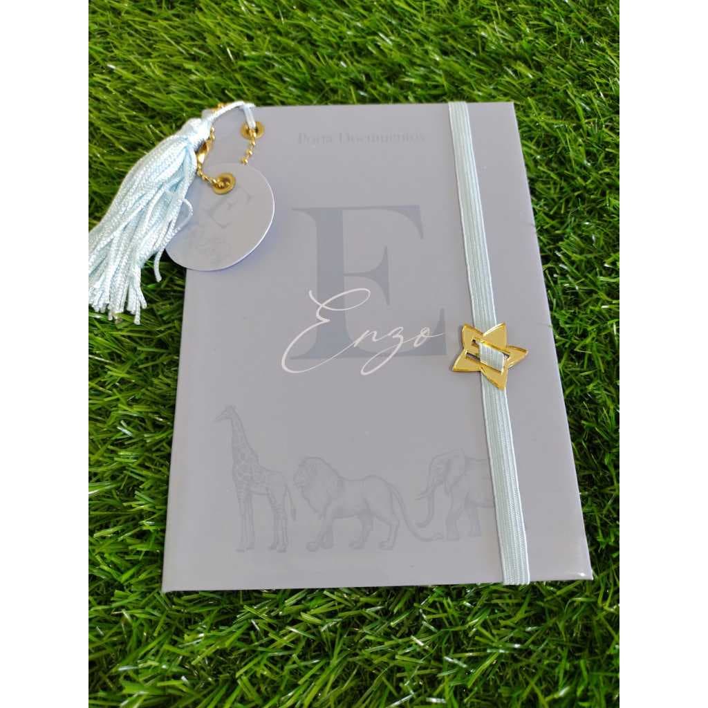 porta documentos bebê safari clean ( pequeno, tamanho a6)