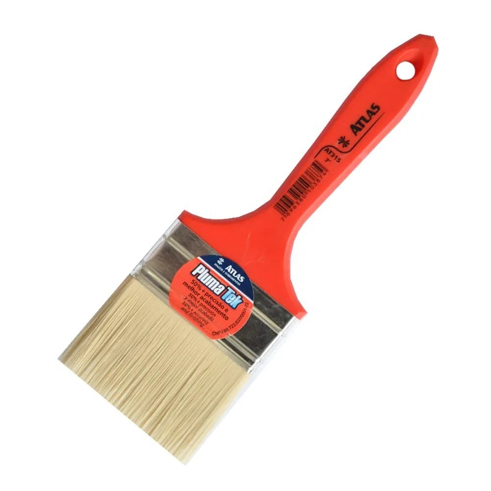 Pincel Atlas AT315 3" – Alta Performance para Pinturas Profissionais e Domésticas!