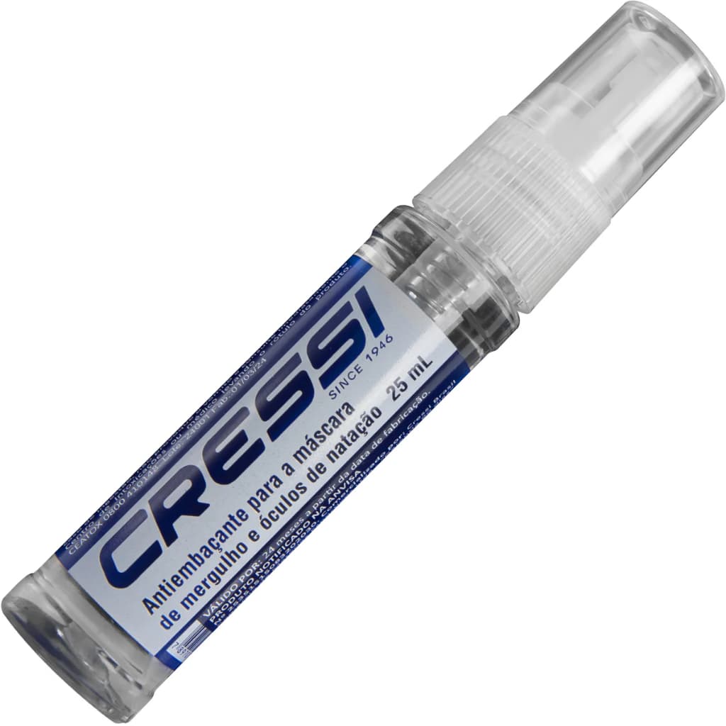 Antiembaçante Cressi para máscara de mergulho e óculos de natação