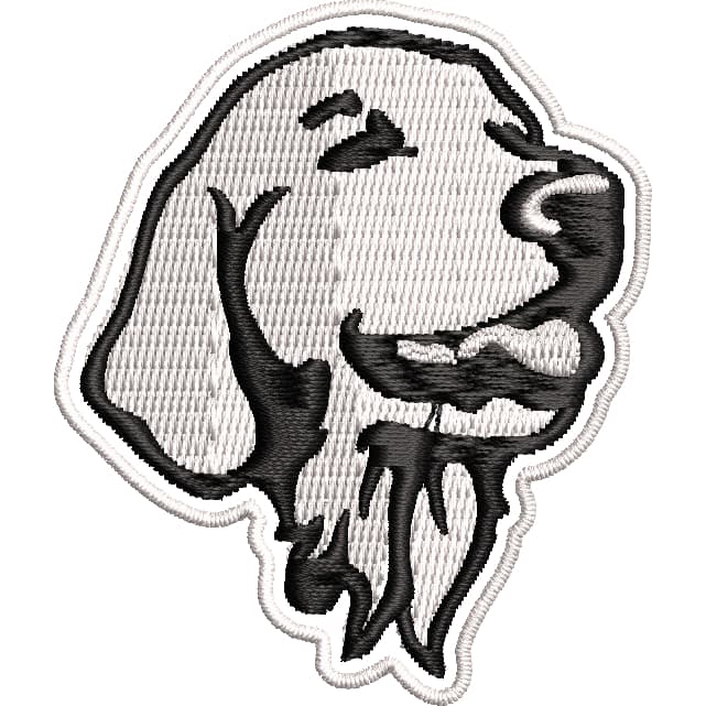 Patch Bordado Personalizado Pet Golden Cão de Estimação