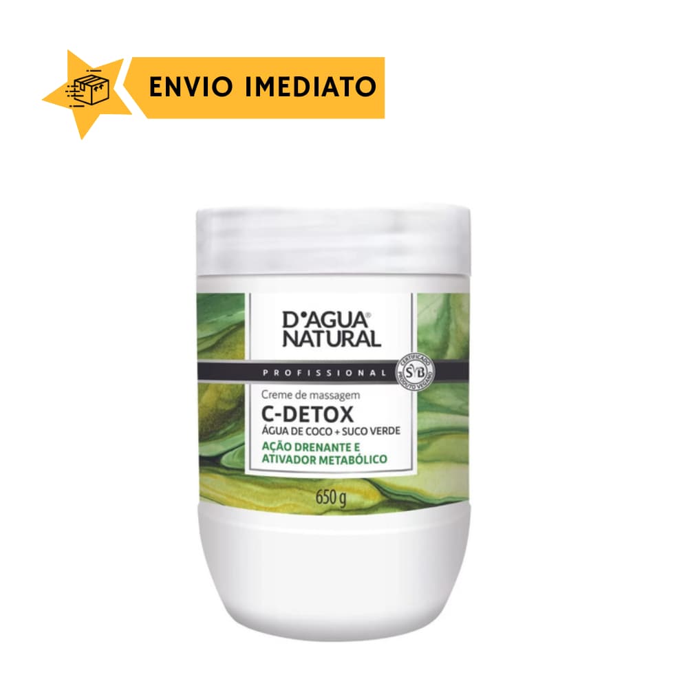 Creme Massagem C-detox 650g Dagua Natural