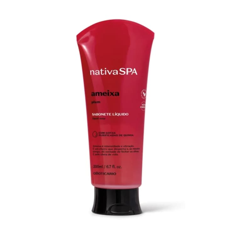 Sabonete Líquido Corporal Nativa SPA Ameixa 200ml Nativa SPA