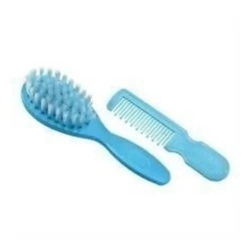 Conjunto De Escova Pente Infantil Cerdas Nylon Macias