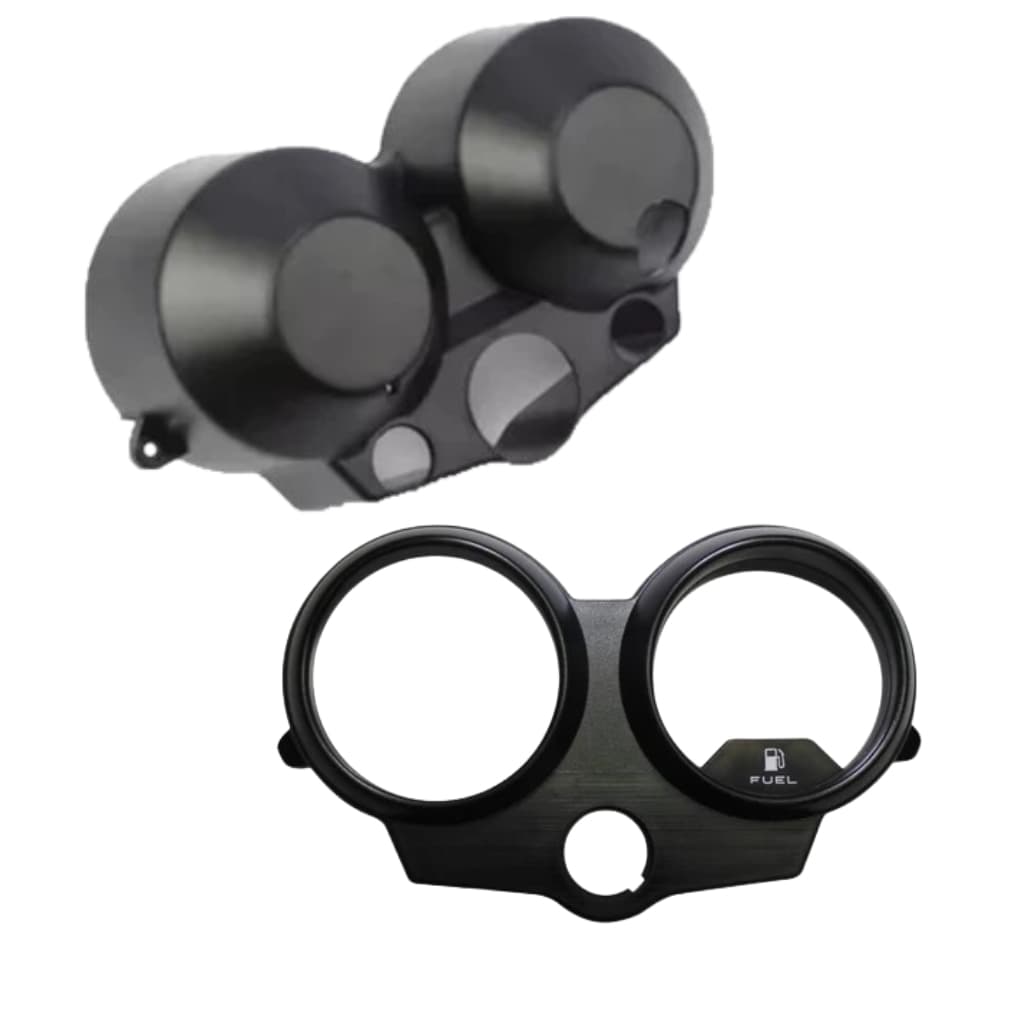 Carcaça Superior E Inferior Do Painel Com Lente Modelo Moto Honda Cg Fan 125 Titan 125 2000 á 2013
