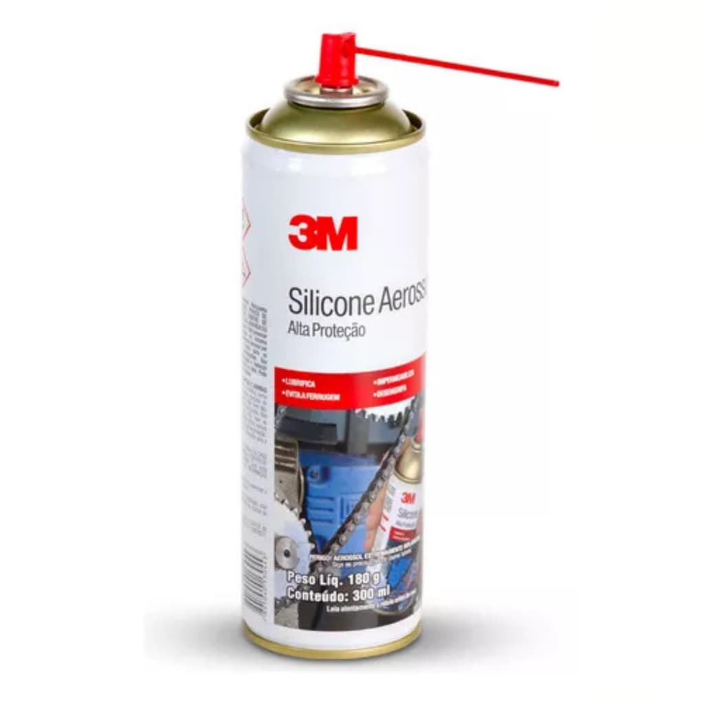 Spray Silicone Lubrificante 300ml Uso Geral Alta Proteção - 3m