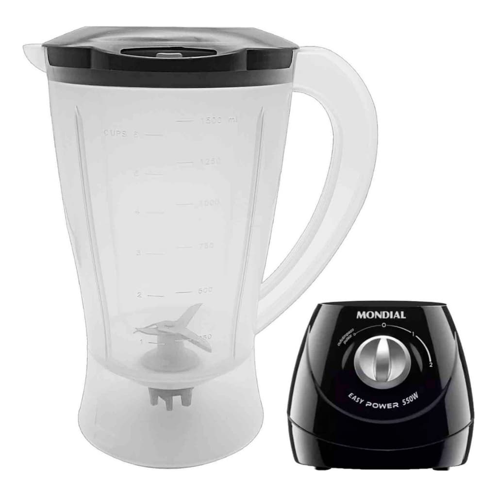 Copo Liquidificador Compatível Mondial L1/l20/l35/l77 Preta