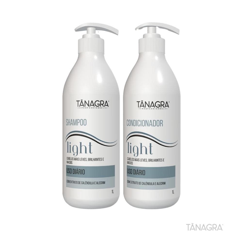 Kit Shampoo e Condicionador 1L LIGHT Uso Diário Tânagra