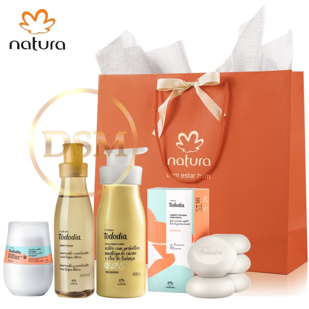 Kit presente Natura Tododia Macadâmia (ORIGINAL E LACRADO!)