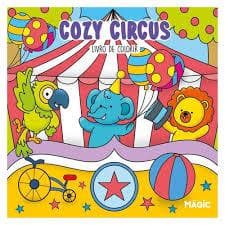Livro Cozy CIRCUS Fenômeno TikTok Pintura Relaxante