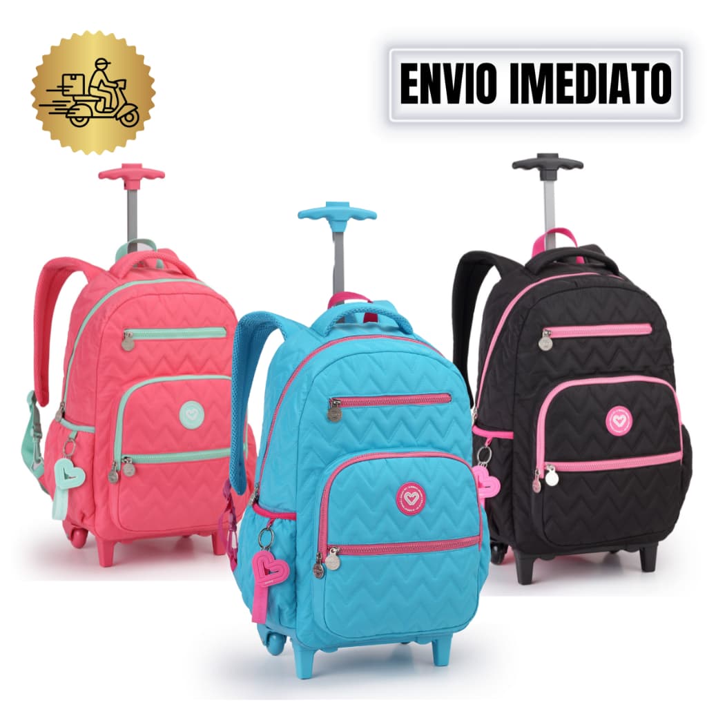 MOCHILAS DE RODINHA COLOR UP MATELASSE - SEANITE