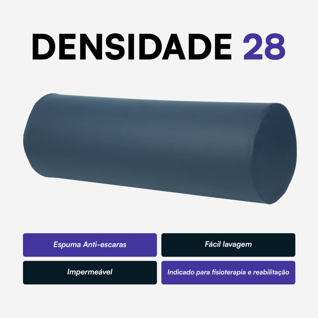 Rolo Posicionamento Fisioterapia Descanso Pilates Exercícios Pilates Impermeável Com Zíper
