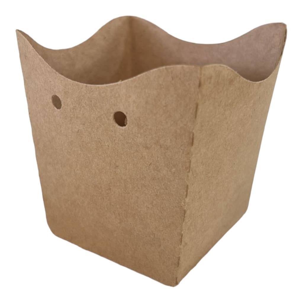 Cachepot papel cartonado para centro de mesa 9x9 - Lembrancinha - Festa - Decoração