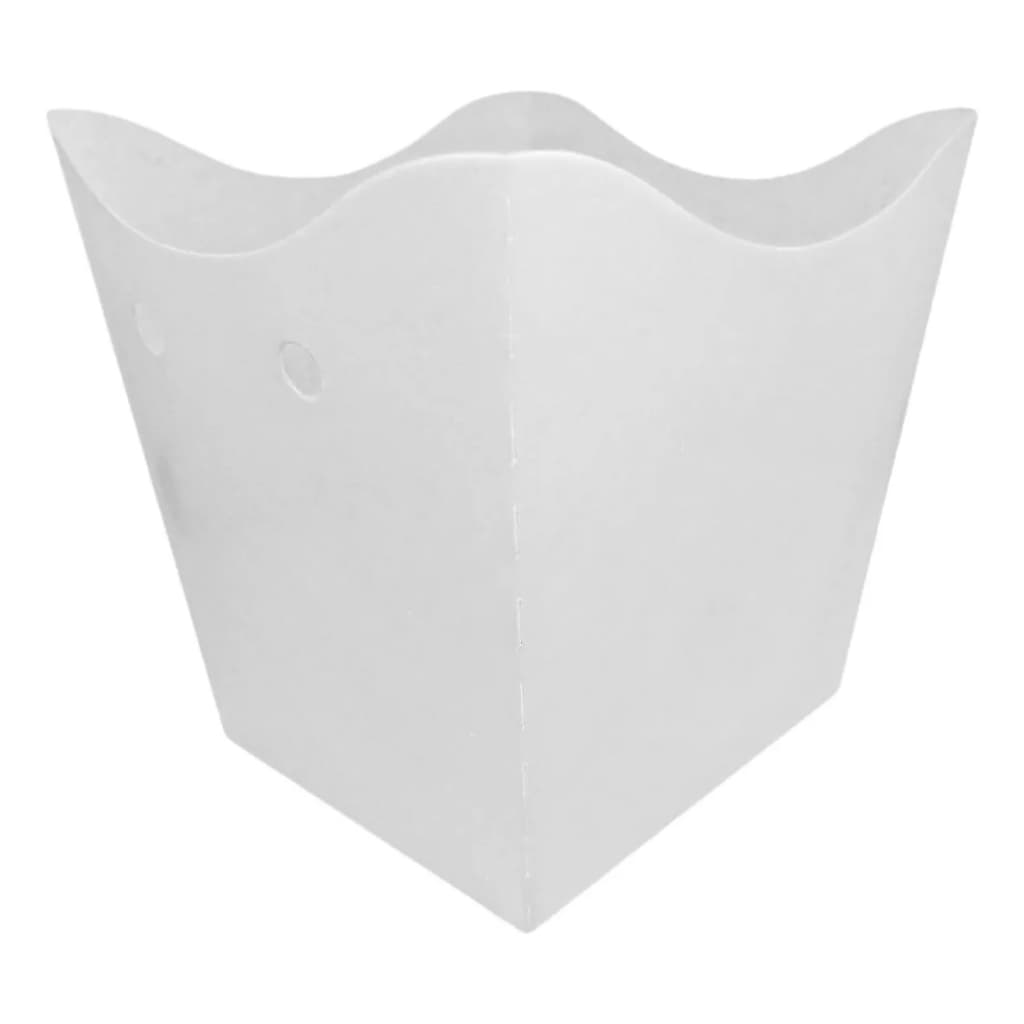 10 Cachepot Decorativo de Papel Médio - Diversas Cores Lisas