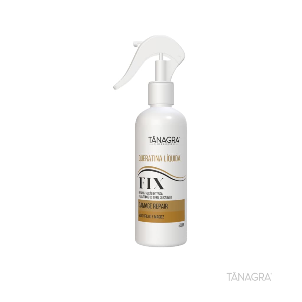 Queratina Líquida 500ml Alta Perfomance Cabelos Danificados Tânagra