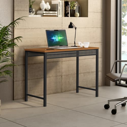 Mesa Para Estudos Home Office Estilo Industrial Moderna Escrivaninha