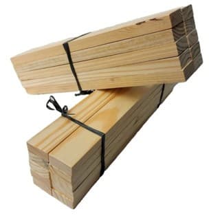 MADEIRA PINUS SARRAFO KIT COM 10 PEÇAS 100X4.5X2 PARELHADA NATURAL